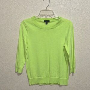 J. Crew Lime Green Sweater Size-Large